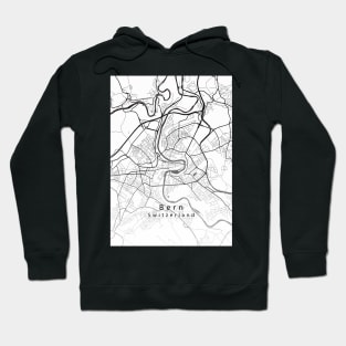 Bern Switzerland City map Hoodie